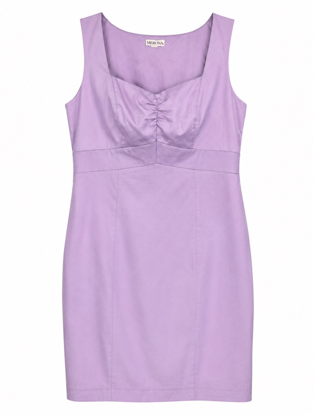 Merona Lavender Sheath Dress Women's 12 Sleeveless Lined Sweetheart Cocktail